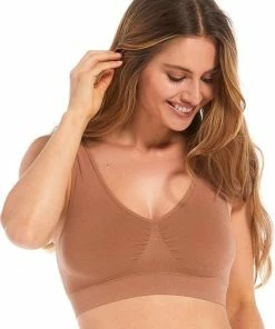 MAGIC Bodyfashion Bamboo Comfort Bra Mocha Vrouwen - Maat M -lingerie-dames-badmode Winkel 550x735 2