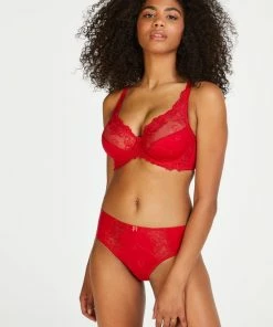 Hunkemöller Dames Lingerie Niet-voorgevormde Beugel Bh Diva - Rood - Maat H90 -lingerie-dames-badmode Winkel 550x737