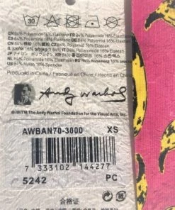 Happy Socks - Andy Warhol - Women's Cheekey - Women - Dames - XS - Banana Cheeky - AWBAN70-3000 -lingerie-dames-badmode Winkel 550x741 1