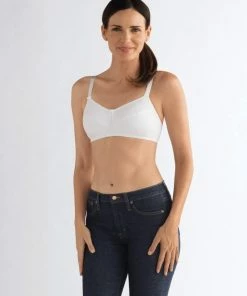 Amoena Prothese Bh Zonder Beugel Ruth SB Wit - Maat 70AA