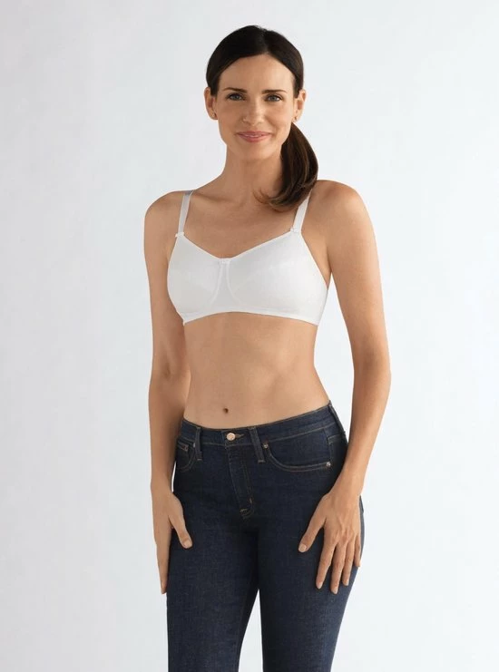 Amoena Prothese Bh Zonder Beugel Ruth SB Wit - Maat 70AA 1 Amoena Prothese Bh Zonder Beugel Ruth SB Wit - Maat 70AA