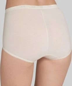 Sloggi Basic Maxi Dames Slip - Ivoor - Maat 52 -lingerie-dames-badmode Winkel 550x743