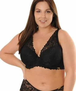 SAPPH - Flora Voorgevormde BH Zwart - Maat 75F - Zwart - Met Beugel - Dames -lingerie-dames-badmode Winkel 550x755 1