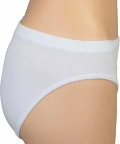 Racky Dames Heupslip ( Highleg Mini ) 3 Pack - M - Wit -lingerie-dames-badmode Winkel 550x756 6