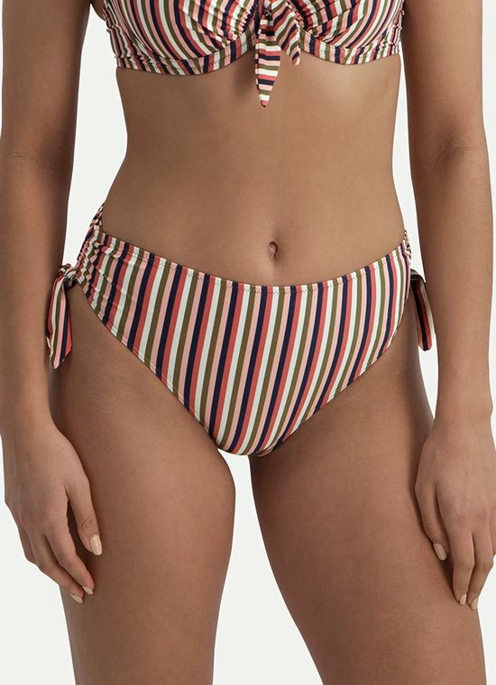 CYELL Sassy Stripe Hoog Bikinibroekje Meerkleurig, Roze, Groen Maat 44 (XXL) 3 CYELL Sassy Stripe Hoog Bikinibroekje Meerkleurig, Roze, Groen Maat 44 (XXL) - Afbeelding 3