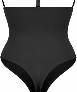 Merkloos Corrigerende Body - Corrigerende Bodystring Buik, Rug , Heupen Zwart Maat M/L -lingerie-dames-badmode Winkel 550x770 6