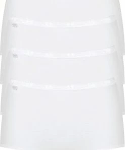 Sloggi Basic Maxi 4-Pack Dames Slip (3+1 Gratis) - 58 - Wit
