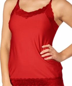 Ten Cate - 31912 - Secrets Spaghetti Top Lace - Red