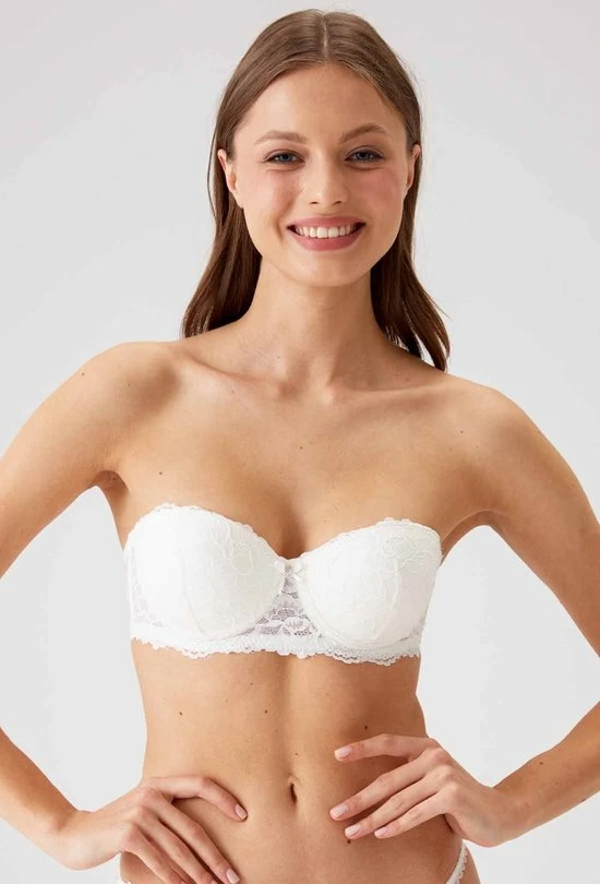 Viuma Milano Viuma Vrouw Ecru 620361 Kanten Beha Strapless Push Up Bh Dagelijks Comfort Hoogwaardig Kwaliteit 1 Viuma Milano Viuma Vrouw Ecru 620361 Kanten Beha Strapless Push Up Bh Dagelijks Comfort Hoogwaardig Kwaliteit