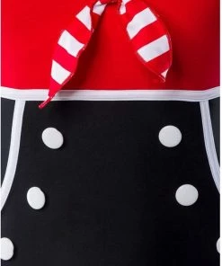 Belsira Badpak -XL- Vintage Rood/Zwart 7 Belsira Badpak -XL- Vintage Rood/Zwart -lingerie-dames-badmode Winkel 550x814 4