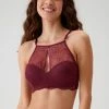Viuma Milano Viuma Vrouw Purper 472461 Kanten Beugelbeha Bralette Bh Dagelijks Comfort Hoogwaardig Kwaliteit