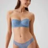 Merkloos AMARANTA-Verona Soft Push Up Strapless Bra Set-Lingerie Set-Beha-Blue Bra-maat 75B
