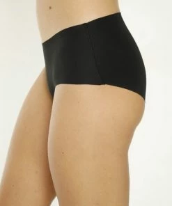 Marly MOON'S INVISIBLE ZERO Hoge Taille Slip - Naadloos Midi Dames Slips - Invisible Ondergoed Dames - Dames Slips - XL - Zwart - 1 Stuk -lingerie-dames-badmode Winkel 550x824 13