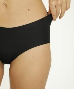 Marly MOON'S INVISIBLE ZERO Hoge Taille Slip - Naadloos Midi Dames Slips - Invisible Ondergoed Dames - Dames Slips - XL - Zwart - 1 Stuk -lingerie-dames-badmode Winkel 550x824 19