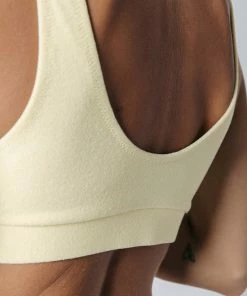 Colourful Rebel Mette Terry Bikini Top Geel Dames - Slim Fit - Polyamide - M -lingerie-dames-badmode Winkel 550x824 32