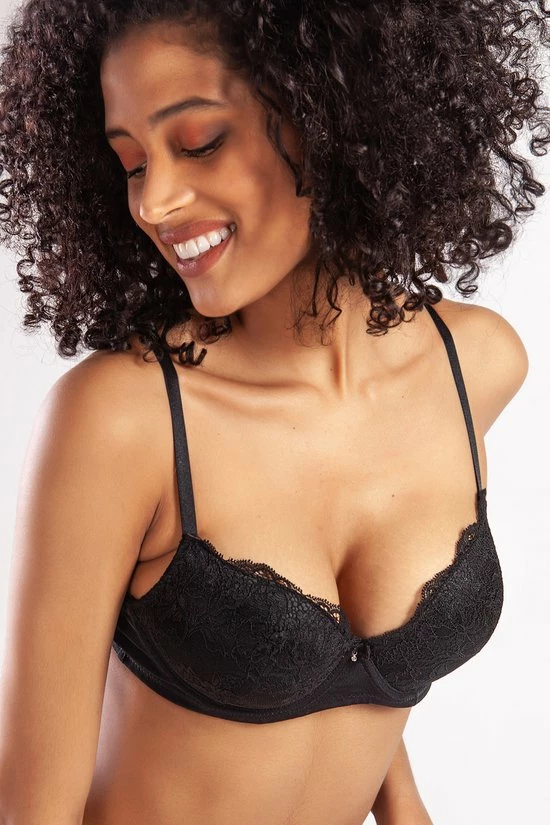 Merkloos Gracia Dames Lingerie Voorgevormde Push-up BH - POEDER - Maat 80C 5 Merkloos Gracia Dames Lingerie Voorgevormde Push-up BH - POEDER - Maat 80C - Afbeelding 5