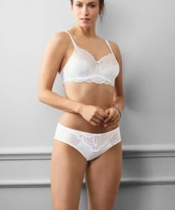 Amoena Prothese Beugel Bh Karolina WB Wit / Licht Nude - Maat 90A
