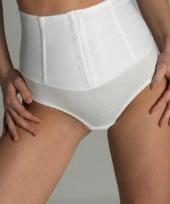 LVL Style Medische Post - Keizersnede Korset - Figuurcorrigerend Ondergoed - Met Verticale Stijve Inserts -maat XXL - ZWART Made In EU