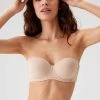Viuma Milano Viuma Vrouw Beige 602061 Strapless Beha Bh Zonder Beugel Dagelijks Comfort Hoogwaardig Kwaliteit
